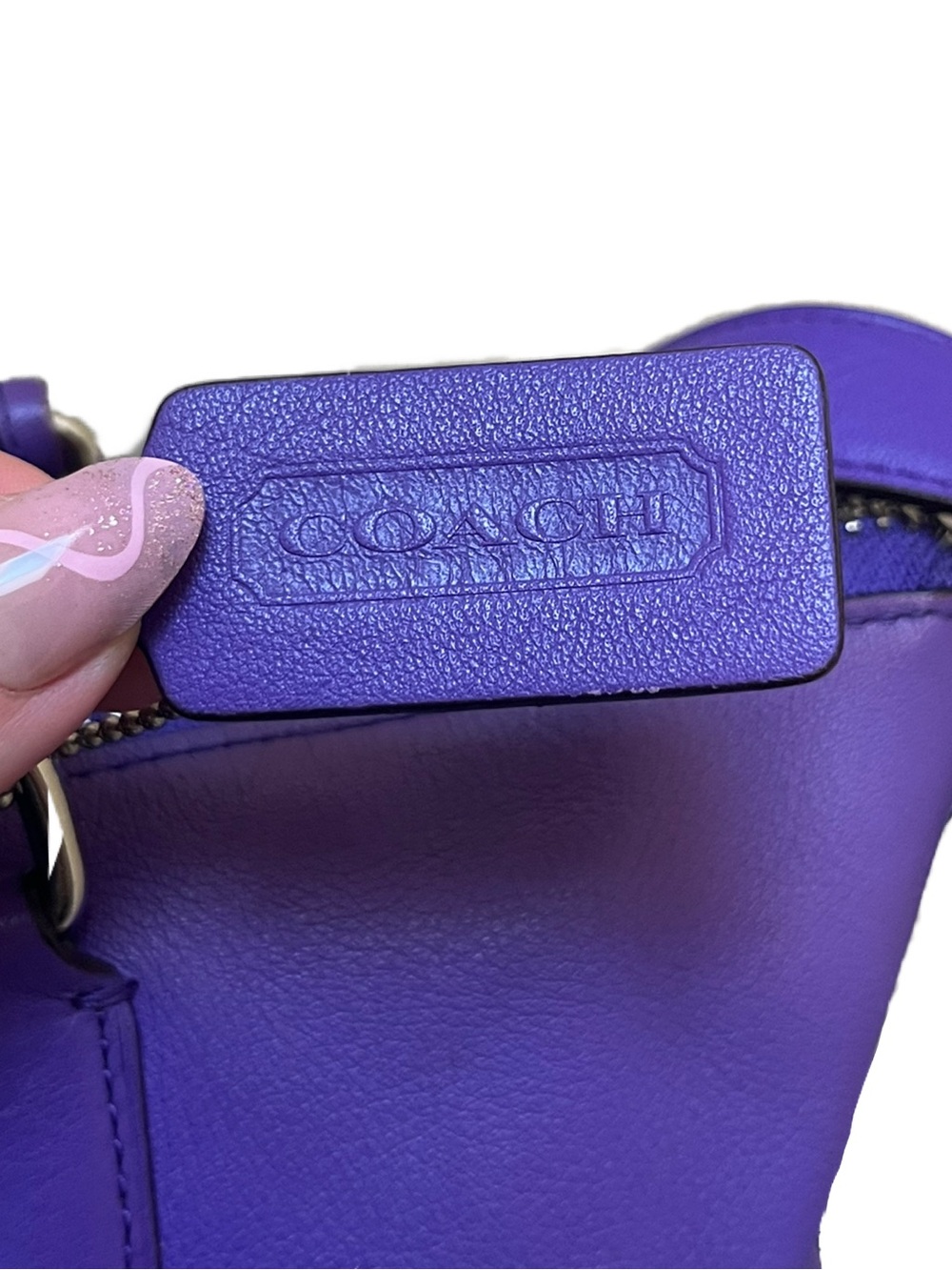 🪻SOLD🪻 Coach Legacy Molly East West Purple Satchel - Picture 4 of 16